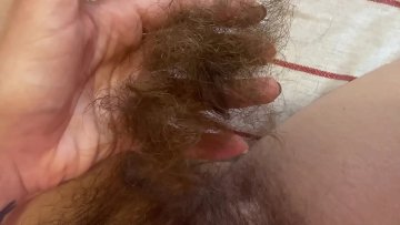 Corte Passionante de Coño Peludo